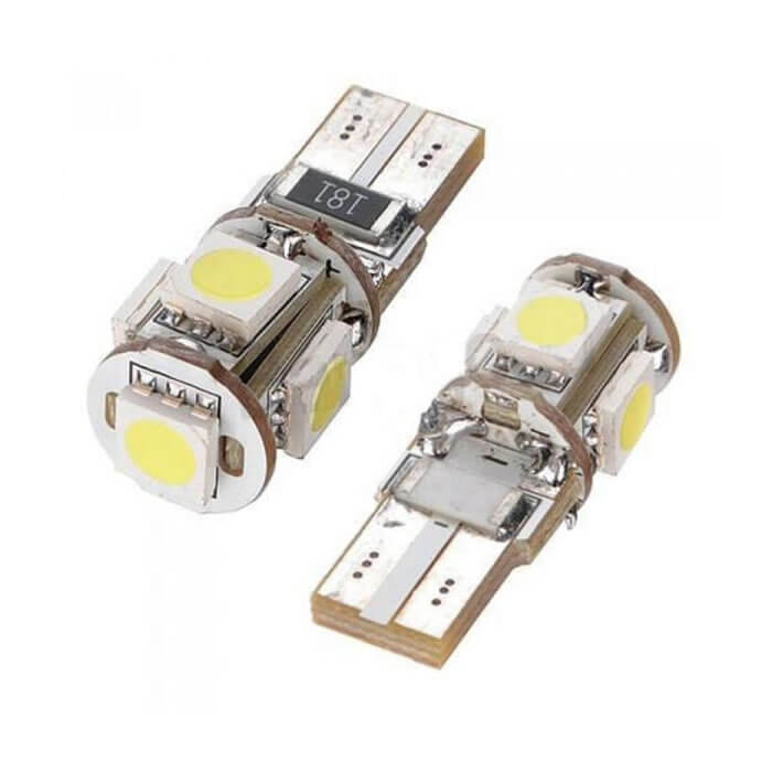 T10 W5W CANBUS 5 LED SMD 5050 